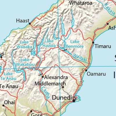 Avenza Systems Inc. New Zealand Physiography digital map