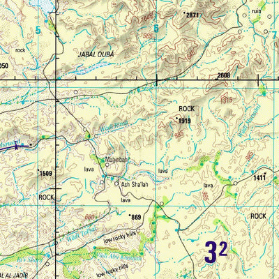 Avenza Systems Inc. NF 37-7 Rābigh: Saudi Arabia digital map