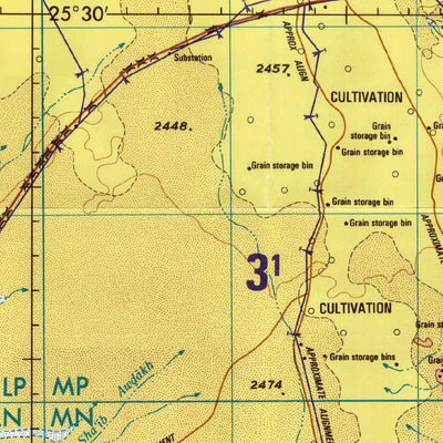 Avenza Systems Inc. NG 38-10 Al Midhnab: Saudi Arabia digital map