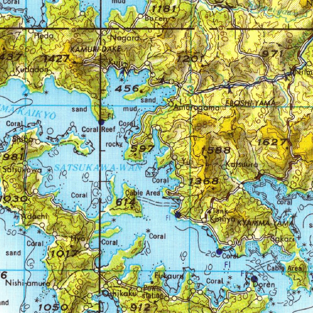 NH-52-15 Amami-o-Shima, Japan Map by Avenza Systems Inc. | Avenza Maps