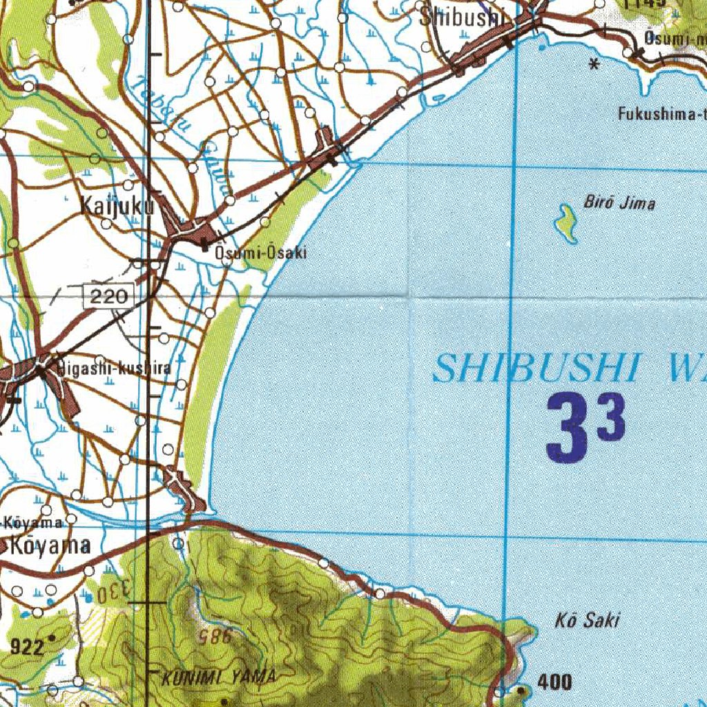 NH-52-4 Kagoshima, Japan Map by Avenza Systems Inc. | Avenza Maps