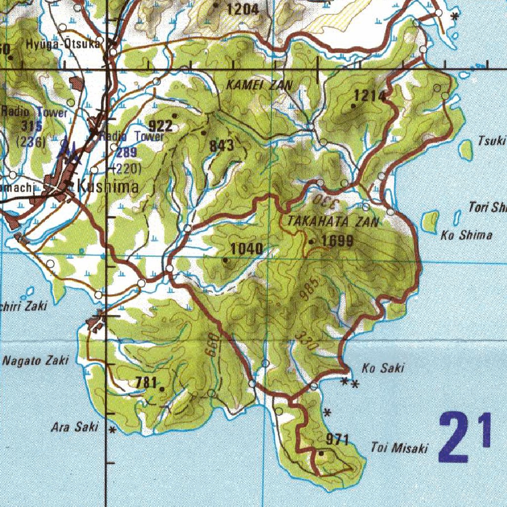 NH-52-4 Kagoshima, Japan Map by Avenza Systems Inc. | Avenza Maps