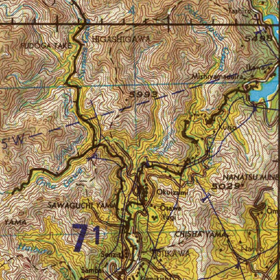 Avenza Systems Inc. NI-54-1 Fuji-San, Japan digital map