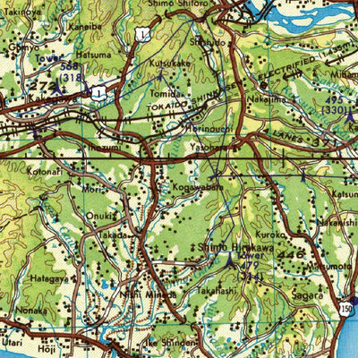 Avenza Systems Inc. NI-54-5 Shizuoka, Japan digital map