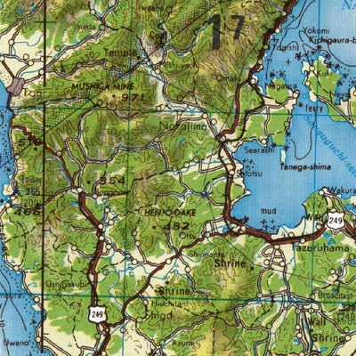 Avenza Systems Inc. NJ-53-12 Noto-Hanto, Japan digital map
