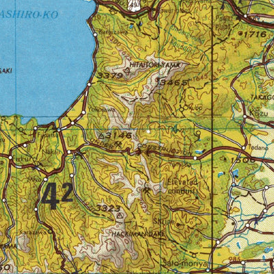 Avenza Systems Inc. NJ-54-10 Fukushima, Japan digital map