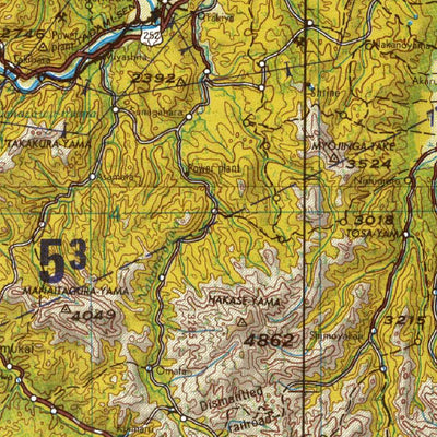 Avenza Systems Inc. NJ-54-10 Fukushima, Japan digital map