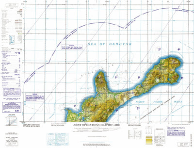 Avenza Systems Inc. NL-55-8 Kurilsk, Japan digital map