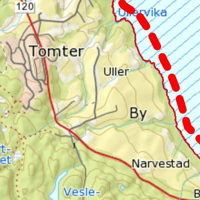Avenza Systems Inc. Nordre Øyeren naturreservat (North Øyeren Nature Reserve) digital map