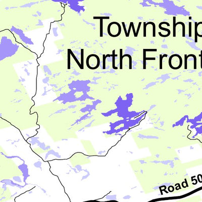 Avenza Systems Inc. North Frontenac Park Lands, Lakes and Campsites digital map