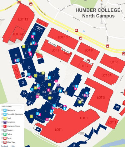 Avenza Systems Inc. North Humber College Campus digital map