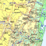 Avenza Systems Inc. Northeastern Brazil Physical Relief digital map