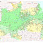 Avenza Systems Inc. Northern Brazil Physical Relief digital map