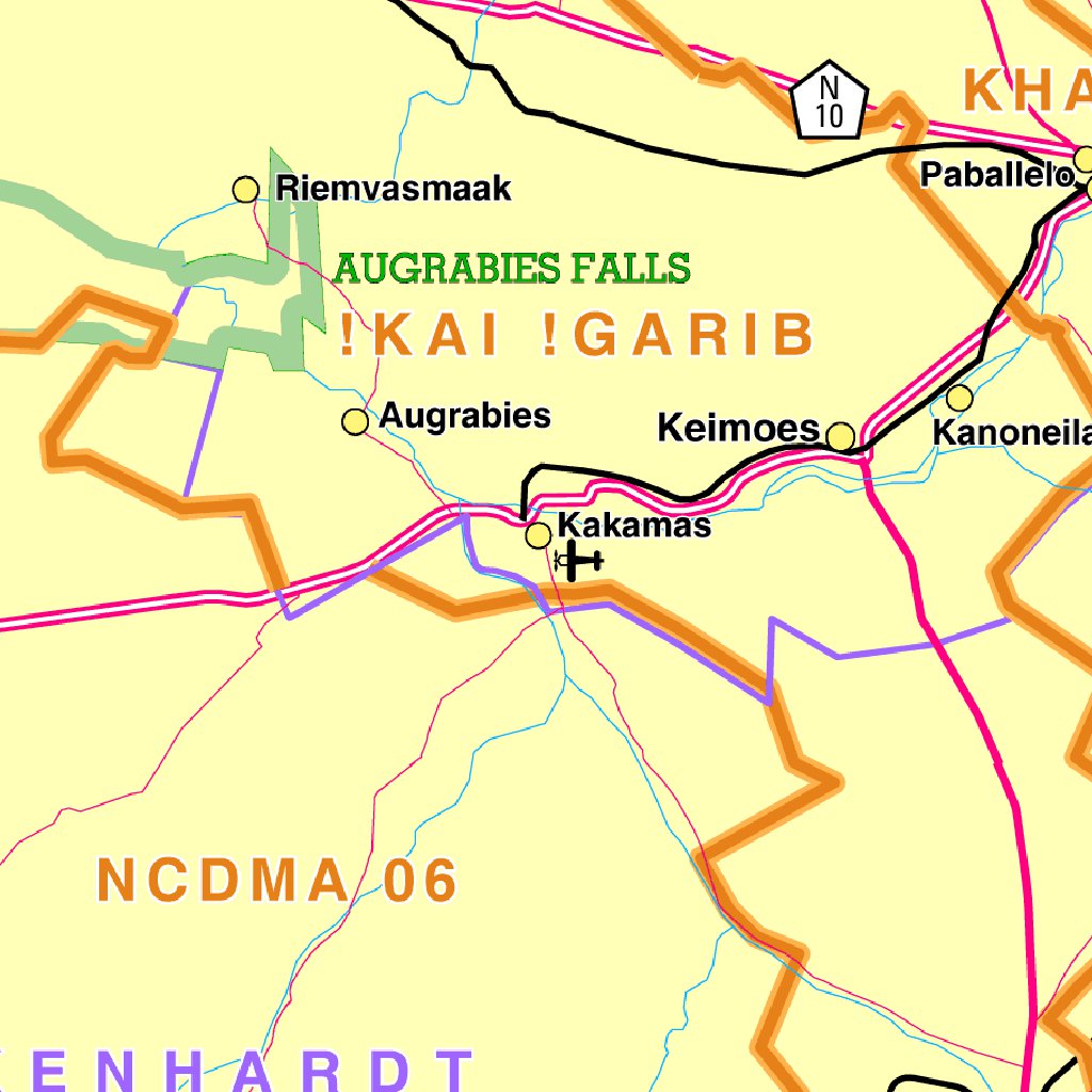 Northern Cape, South Africa Map by Avenza Systems Inc. | Avenza Maps
