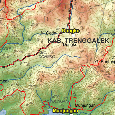 Avenza Systems Inc. O10: Kediri District digital map