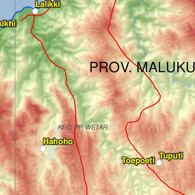 Avenza Systems Inc. O18: Maluku Tenggara Barat District digital map