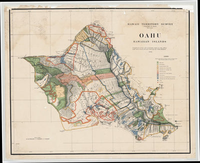 Avenza Systems Inc. Oahu 1902 - Hawaii Territory Survey digital map