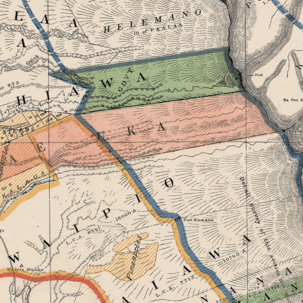 1902 Map Oahu 1902 - Hawaii Territory Survey Map by Avenza Systems Inc. | Avenza ...