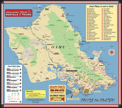 Avenza Systems Inc. Oahu Island, HI digital map