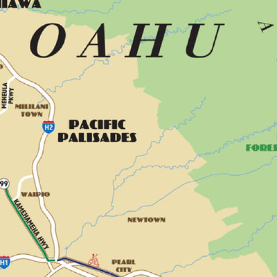 Avenza Systems Inc. Oahu Island, HI digital map