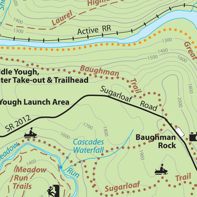 Avenza Systems Inc. Ohiopyle State Park Map digital map