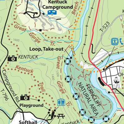 Avenza Systems Inc. Ohiopyle State Park Map digital map