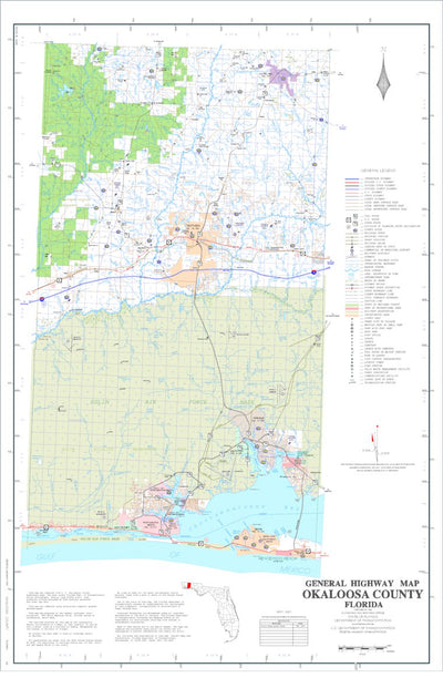 Avenza Systems Inc. Okaloosa digital map