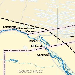 Avenza Systems Inc. Okavango River Basin digital map