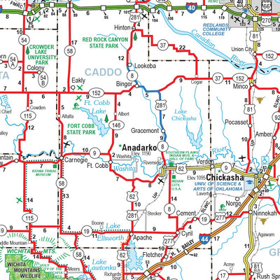 Avenza Systems Inc. Oklahoma Highways digital map