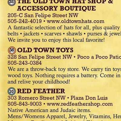 Avenza Systems Inc. Old Town - Albuquerque, New Mexico digital map