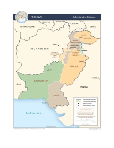 Avenza Systems Inc. Pakistan Administration digital map