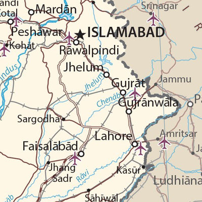 Avenza Systems Inc. Pakistan Transportation digital map