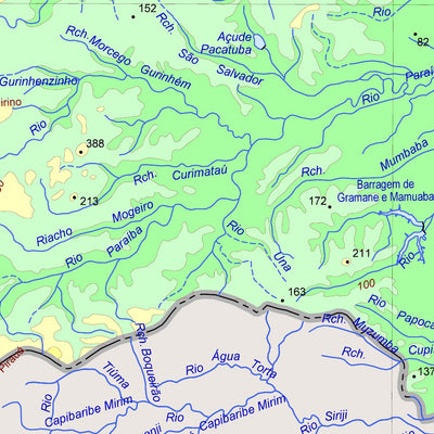 Avenza Systems Inc. Paraíba, Brazil digital map