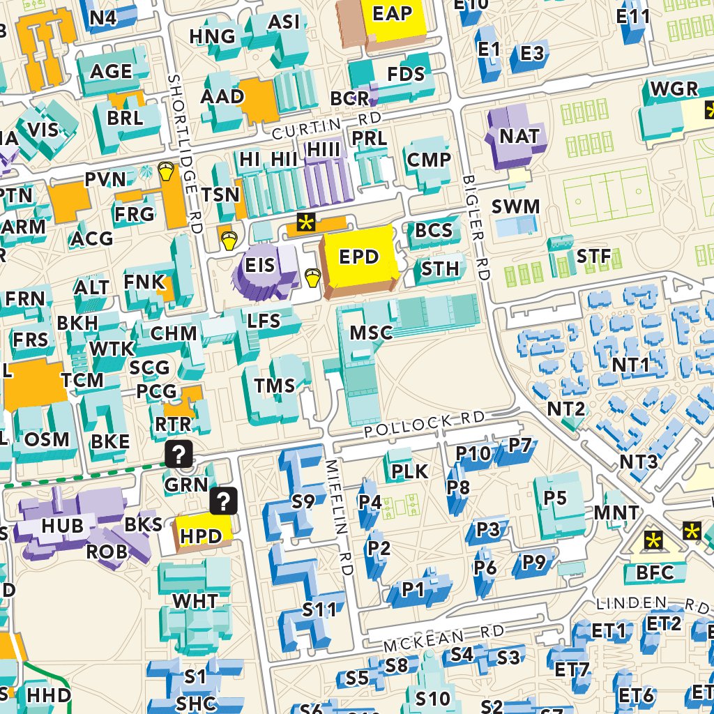 Penn State University Campus Map by Avenza Systems Inc. | Avenza Maps