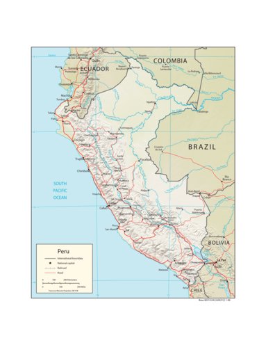 Avenza Systems Inc. Peru Physiography digital map