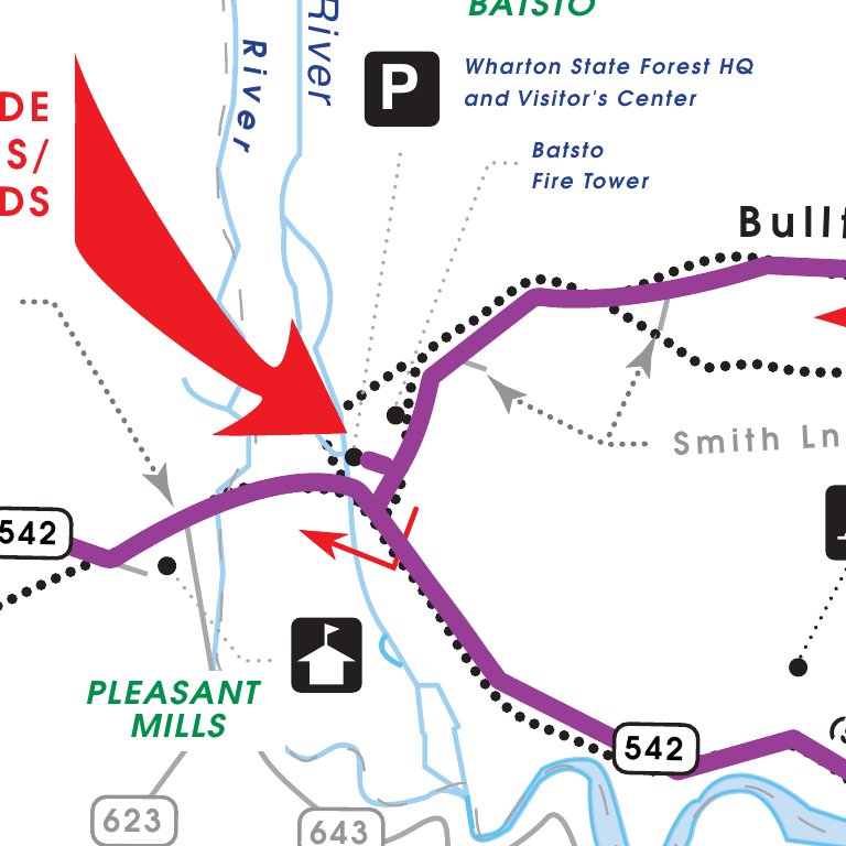 Pine Barrens River Ramble Map by Avenza Systems Inc. | Avenza Maps