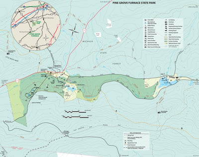 Avenza Systems Inc. Pine Grove Furnace State Park Map digital map