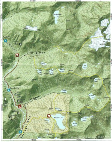 Mount Alfred Rd. Map Powell River - Mount Alfred Area Inset Map by Avenza Systems Inc ...
