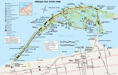 Avenza Systems Inc. Presque Isle State Park Map digital map