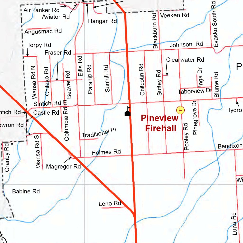 Prince George & Surrounding Area Map by Avenza Systems Inc. | Avenza Maps