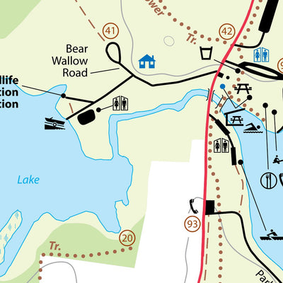 Avenza Systems Inc. Promised Land State Park Map digital map