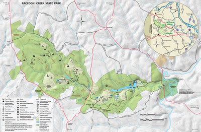 Avenza Systems Inc. Raccoon Creek State Park Map digital map