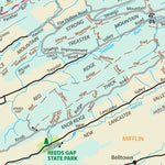 Avenza Systems Inc. Reeds Gap State Park Map digital map