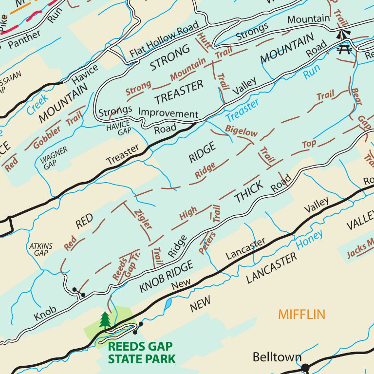 Reeds Gap State Park Map by Avenza Systems Inc. | Avenza Maps
