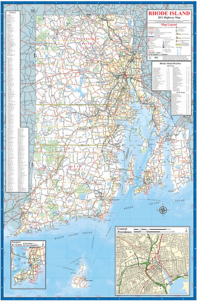 Avenza Systems Inc. Rhode Island Highways digital map