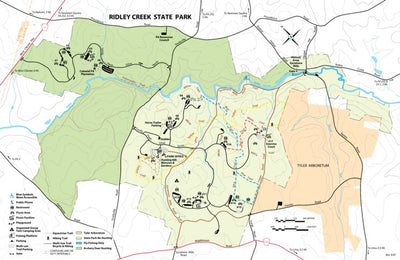 Avenza Systems Inc. Ridley Creek State Park Map digital map