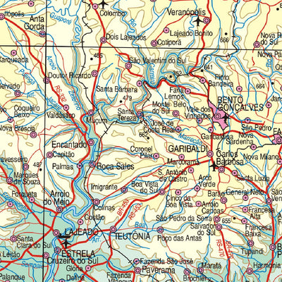 Avenza Systems Inc. Rio Grande do Sol, Brazil digital map