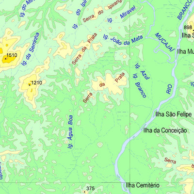 Avenza Systems Inc. Roraima, Brazil digital map