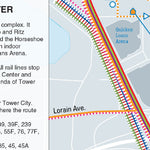 Avenza Systems Inc. RTA Downtown Cleveland Transit digital map