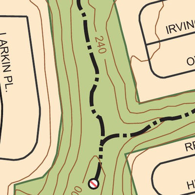 Avenza Systems Inc. Ruffin & Sandrock Canyon Open Space Trail Map digital map